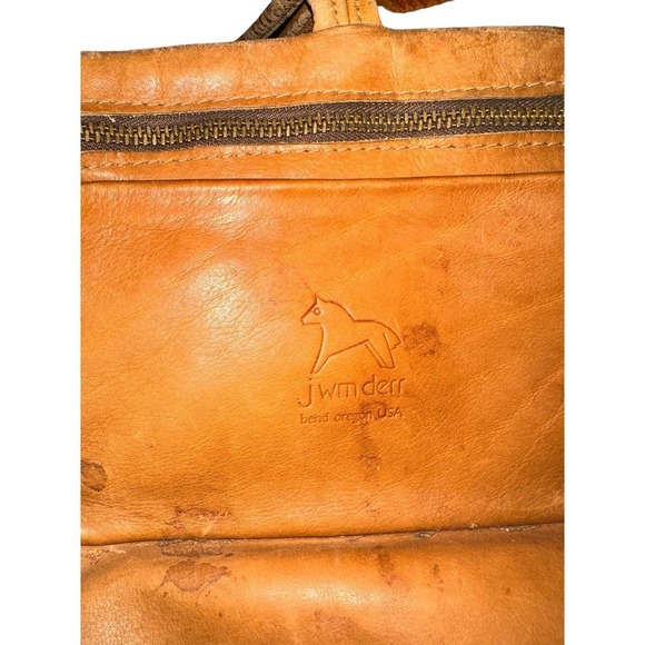 JWM DERR Bend Oregon USA Leather Toiletry Pouch - Picture 2 of 6